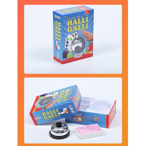 Halli Galli Jogos de Tabuleiro Educacional Set de papel revestido de 250g personalizado