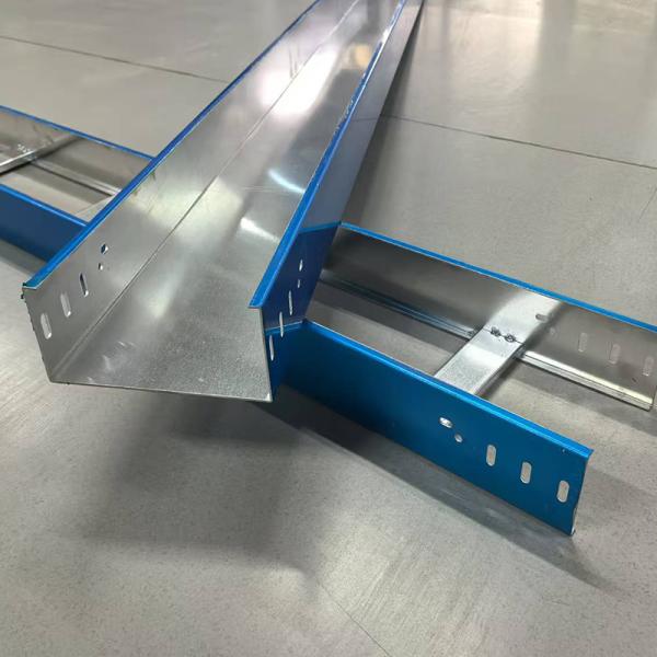 Electrical Perforated Gi Cable Duct Tray Aluminum Alloy Ladder 100mm