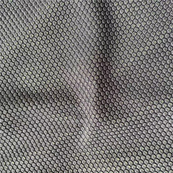 180GSM Athletic Wicking Black Jacquard Fabric 90% Nylon 10% Polyester 160cm 100D