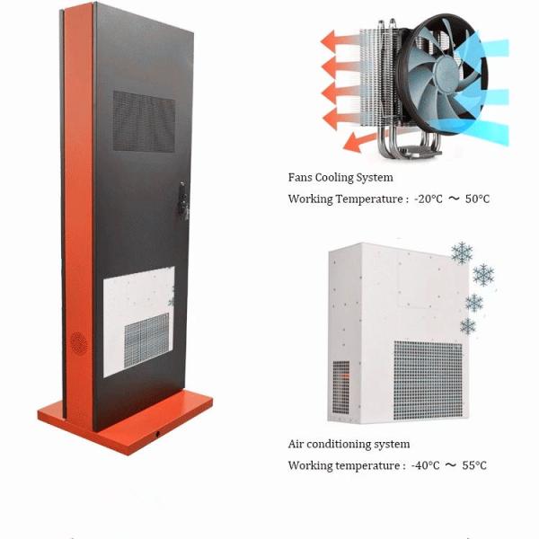 Small Size Outdoor Touch Screen Kiosk For Exhibition Customized Design