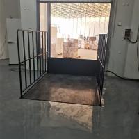 Scissor Table ,Dock Lift With Hydraulic Payload 2.5T And Two Pieces Lip For Dock Working