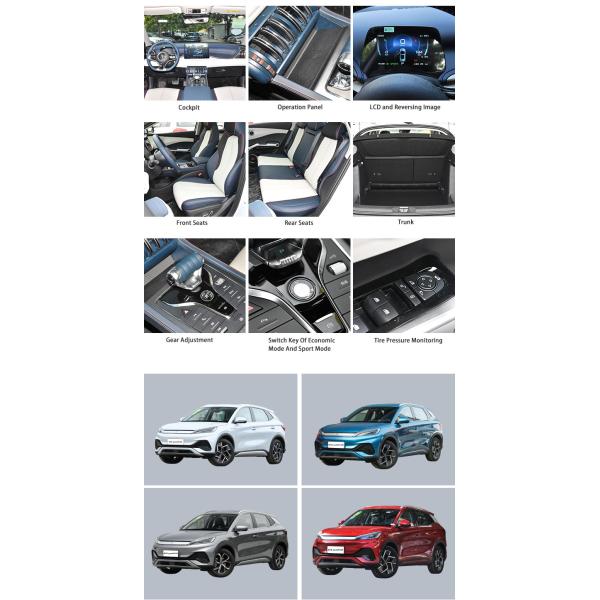 EV BYD Second Hand Car Vehicles 510km Electric SUV BYD Yuan Plus Flagship