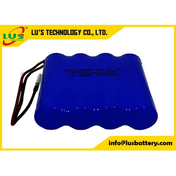 CR14505 3V AA литийный аккумулятор CR14505-4P 5600mAh LiMnO2 Батарея настройка