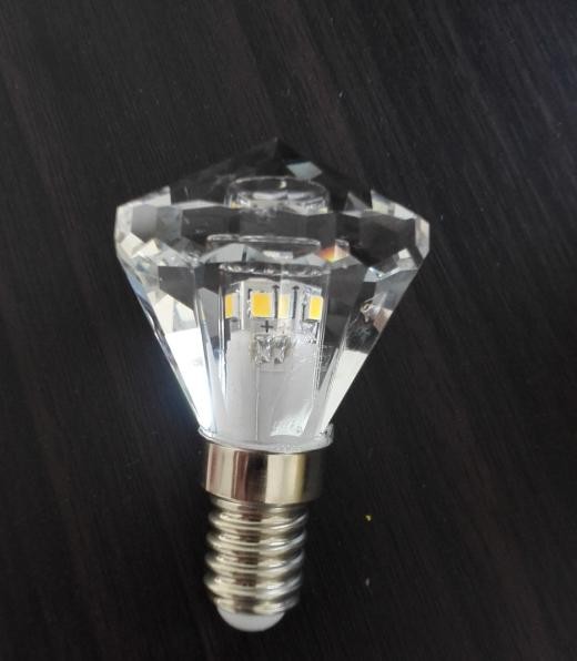 3W New design LED Crystal Candle Light K5 crystal housing 110V E14 80RA high