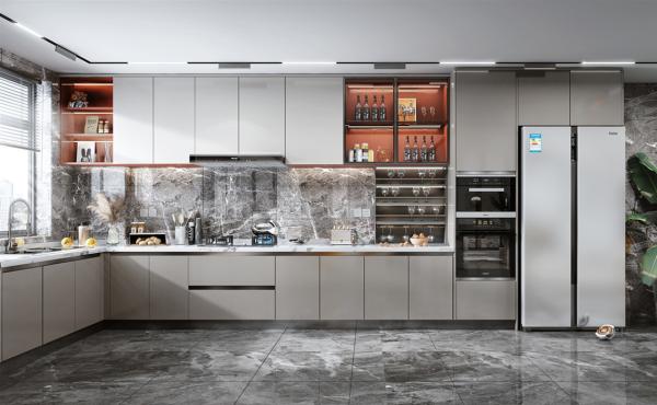 Affordable Kitchen Cabinets Modern Melamine Custom Plywood Island Cabinets Set