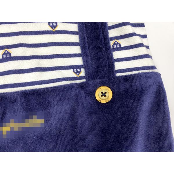 Long Sleeve Cute Baby Rompers Romper Yarn Dyed Ring Snaps