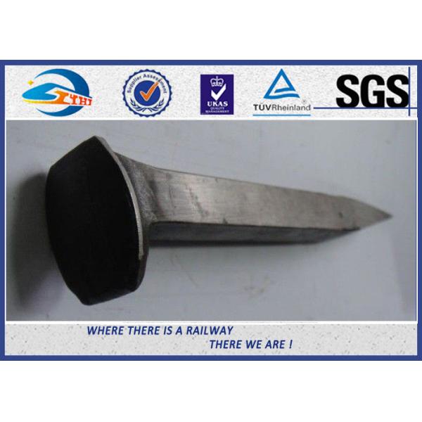 Q235 / 35# Railroad Track Spikes Steel Ground Spikes Without Crack