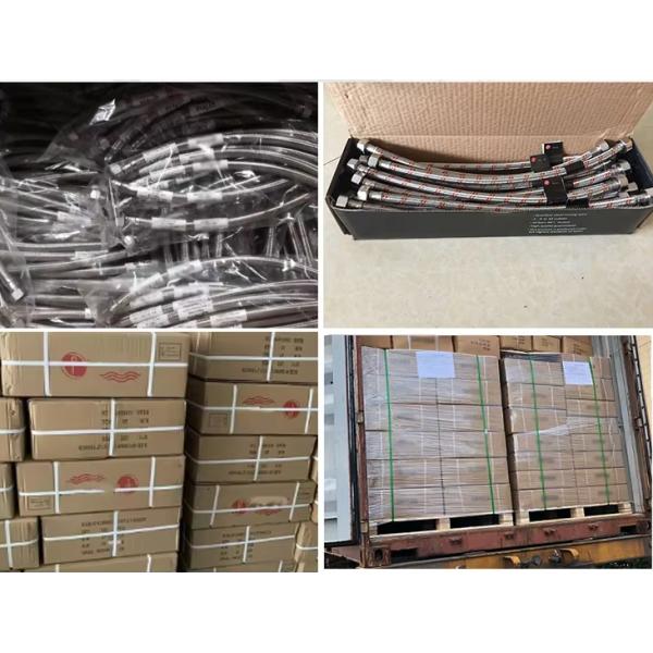 HOSPEDA de acero inoxidable trenzada de alta presión conector hexagonal manguera de tubería flexible