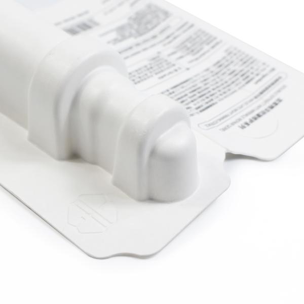 Biodegradable Luxury Cosmetics Paper Molded Pulp Tray Packaging Box With Glue Lid