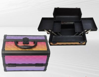 Caixas de trem cosméticas de alumínio com material do PVC