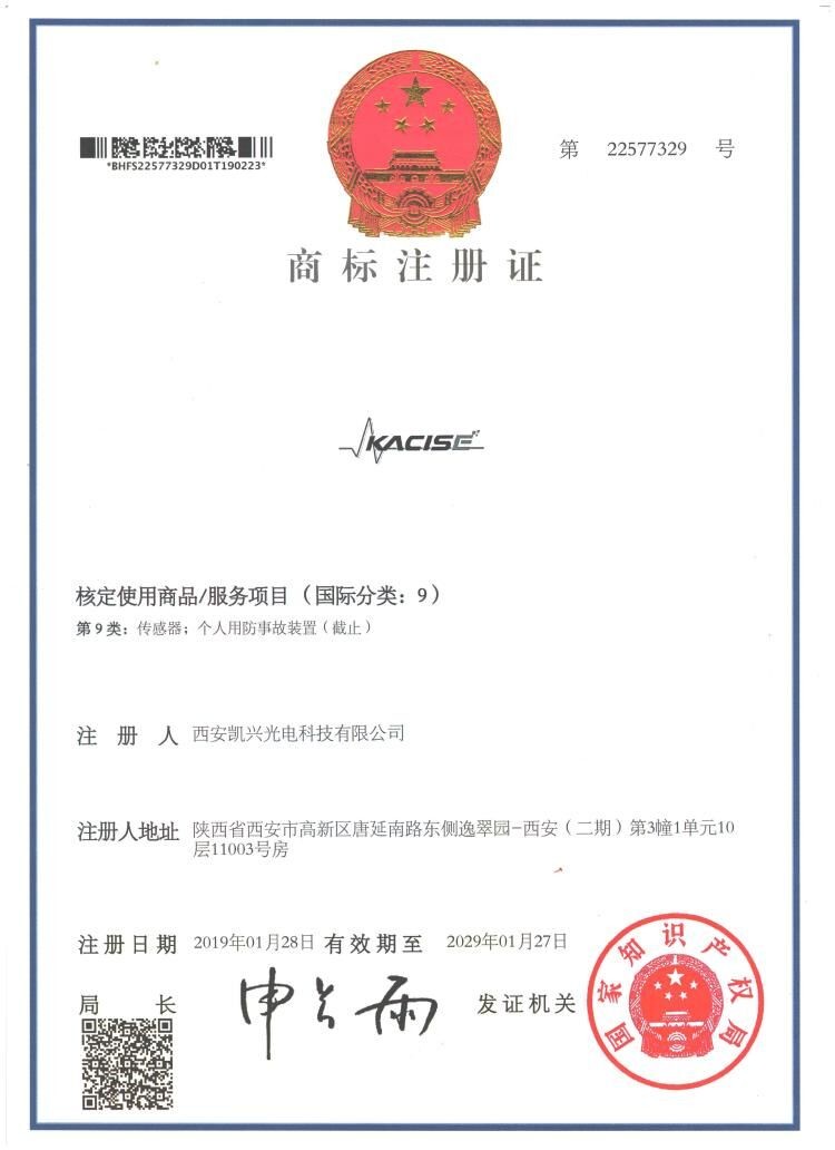 Xi'an Kacise Optronics Co.,Ltd. Сертификации