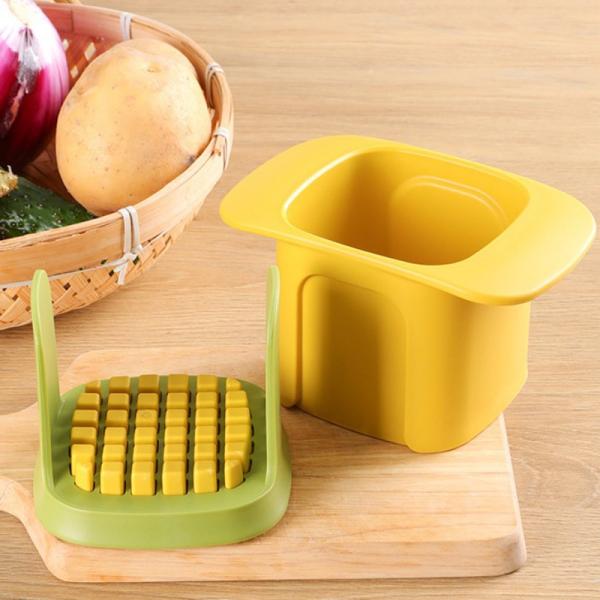 2 in 1 Vegetable Chopper Dicing Slitting Manual Slicer Press Garlic etc Stainless Steel