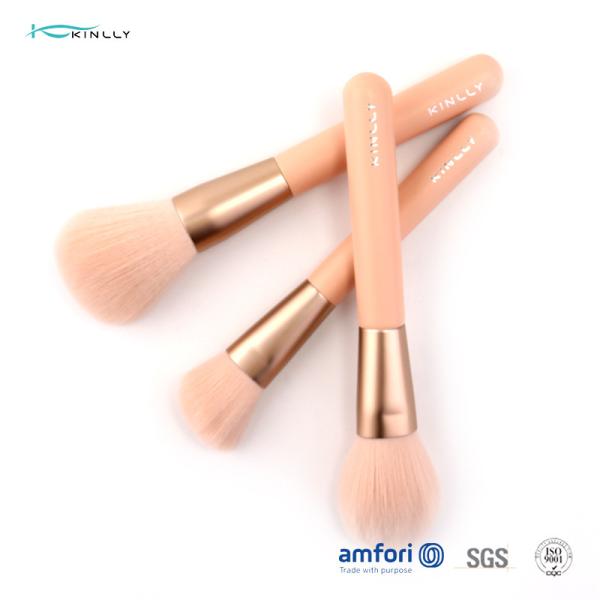 Poly Bag Wooden Handle 12pcs Cosmetic Makeup Brush Set