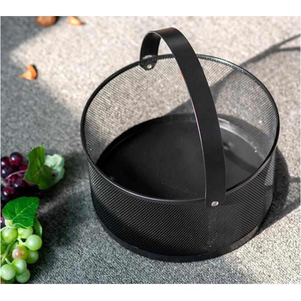 Kitchen Anti Corrosion 0.49KG Steel Fruit Basket