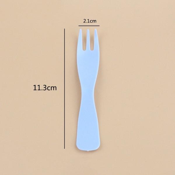 Straight Style Disposable Plastic Cake Fork for Fruit Dim Sum and Other Foods