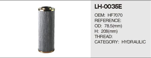 FILTER AUTO ENGINE PARTS FUEL OIL FILTER hf7070