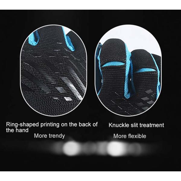 Adjustable Wrist Strap Full Finger Shock Absorbing Touch Screen Outdoor Riding Non-Slip Gloves S-M-L-XL