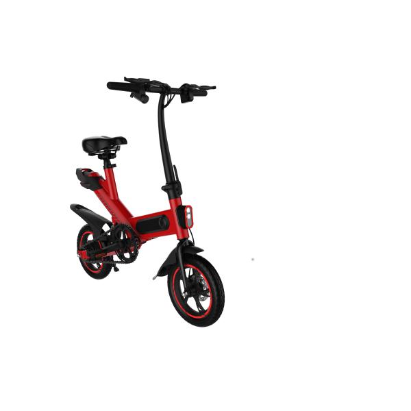 Fashionable Folding Road Bicycle , Adjustable Speed Small Electric Bicycle
