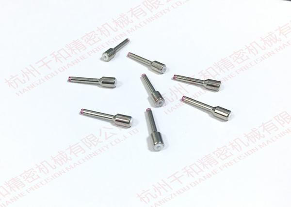 Stainless Steel Coil Winding Nozzle Ruby Tipped Scratch Proofing / Stiffness