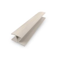 Pvc Connetive Grey Slatwall Panel Decorative preto branco moldando do vinil