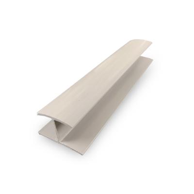 Vinyl Pvc Connetive Moulding White Black Grey Slatwall Panel Decorative