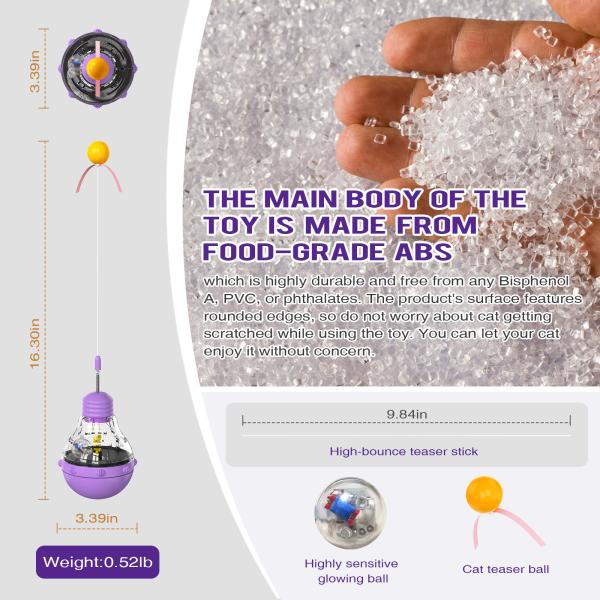 Snacks 50ml Cat Treat Dispenser Sustainable Electronic Interactive Cat Toys