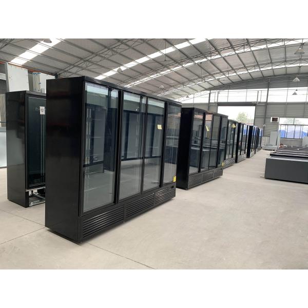 R290 затыкают в охладителя двери воздушного охлаждения цвете чистосердечного стеклянного черном