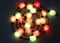 Rideau accrochant polychrome 50mm en boule d'IP68 1.44W RVB DMX 3D pendant des vacances de Noël