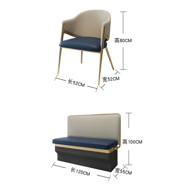 Modern Design Dining Chair Home Living Room Armchair Nordic Sofa Chair Luxury Adults Seat
