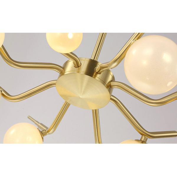 Wholesale Modern Gold Glass Ball Chandelier Pendant Light