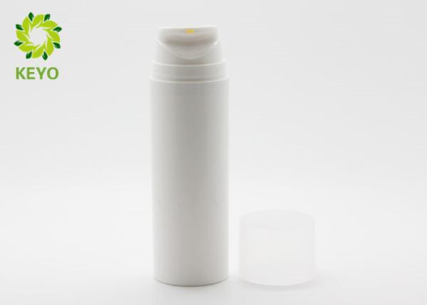 Leak Proof 150ml Vacuum Body Wash Pump Bottle PP Material White Color