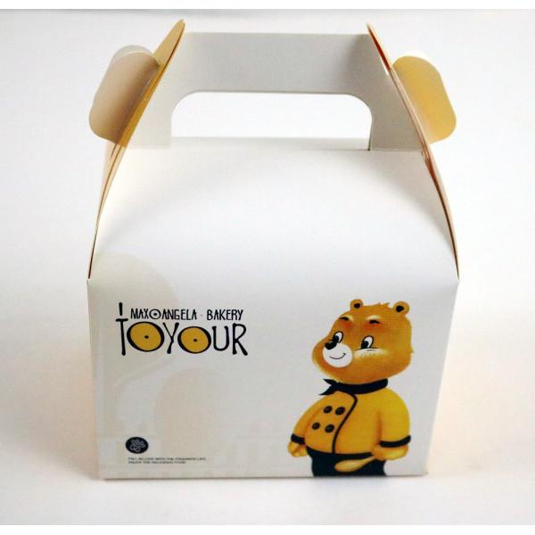 Party Occasions Cartoon Bear Baby Cake Packaging Box Eco Friendly