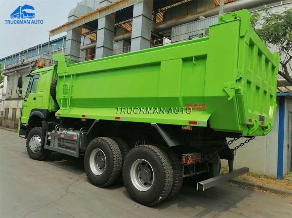 U Shape Bucket 10 Wheel SINOTRUK HOWO Tipper Truck With Tubeless Tire