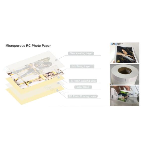 Waterproof 260g Glossy Rc Inkjet Minilab Photo Paper Roll