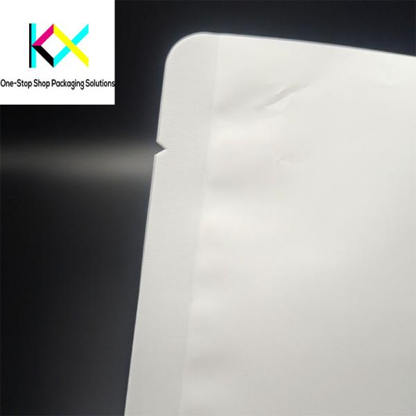 Custom Printed White Paper Bread Packaging Pouch With Window Flexio Printing