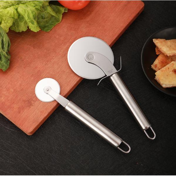 Stainless Steel Pizza Cutter Wheel Knife Kitchen Baking Tools