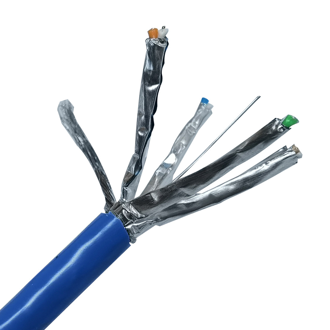 кабель компьютера локальных сетей 4 пары кабеля Lan куртки Cat7 Lszh меди 22awg