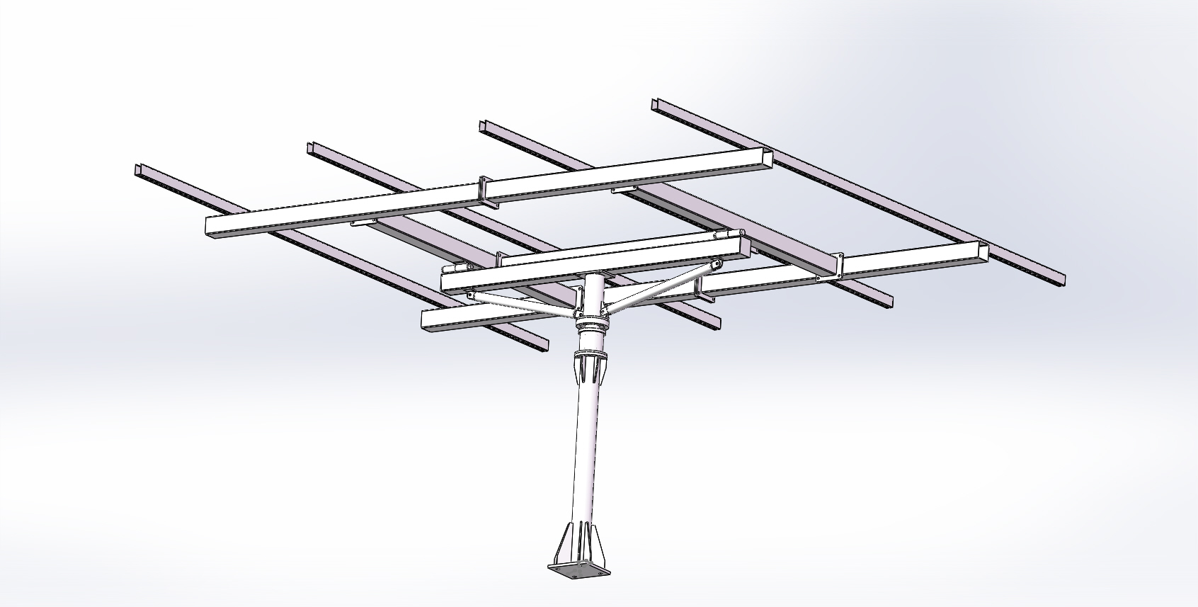 Jimmy New Arrival 3KW Solar Tracker System 6 Panels 12V 24V DC Motor with Solar Mounting Bracket