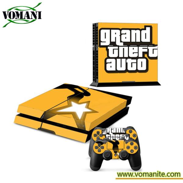 Fashion design ODM vinyl skin cover for Sony PS4 Playstation 4 protective skin sticker