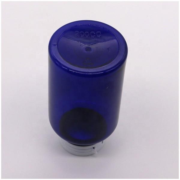 Bouteille en plastique PET ronde de 200 cc pour supplément de capsules