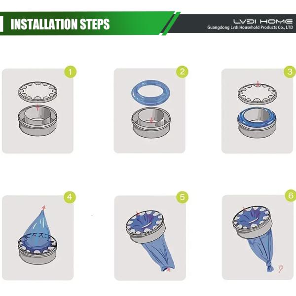 Bolsas de recarga de pañales para bebés bolsas de recarga desechables para niños bolsas de recarga personalizadas para Korbell recarga de pañales JIanibell recarga para adultos