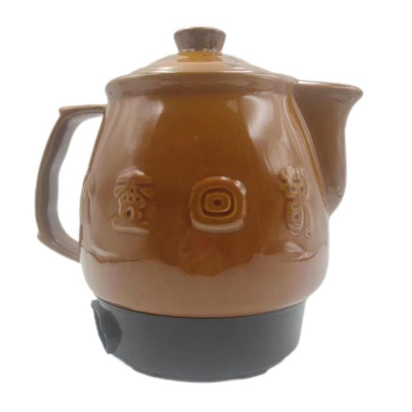 Cover Style Ceramics Traditional Ceramic Chinese Medicine Pot/Ceramic Cooker in Brown