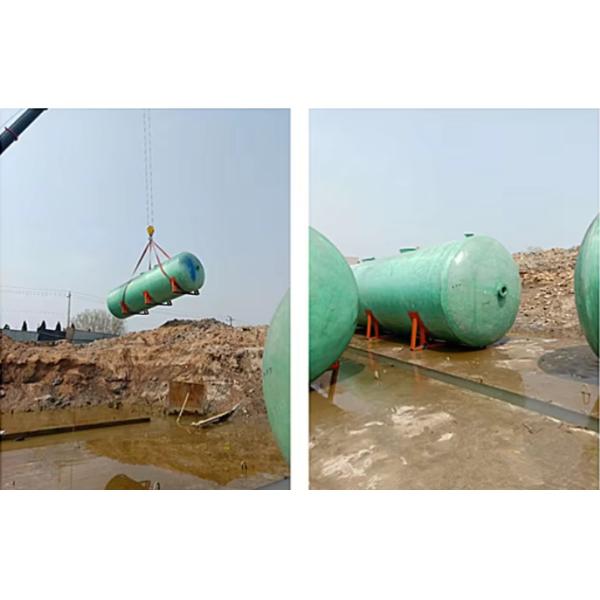 FRP Storage Tanks Water Machine Package Sewage Treatment Plant Device Septic Tank plant infactory