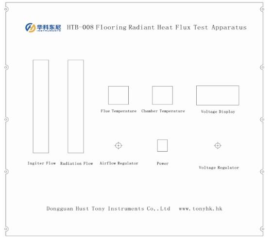 Electronic Flammability Testing Equipment Flooring Radiant Heat Flux Test Apparatus