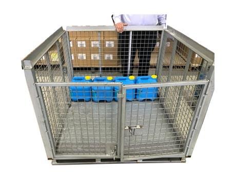 Metal Box IBC Metal Cage Steel Storage Container Ibc Steel Pallet Cage