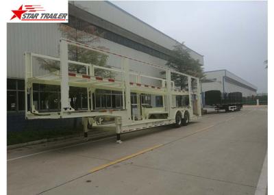 Auto Transportation Car Carrier Trailer 40t Max Payload With 450mm Height I Beam