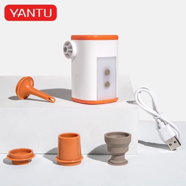 5V 2A Power Input YANTU AM25 12V High Pressure Rechargeable Mini Air Tire Inflator