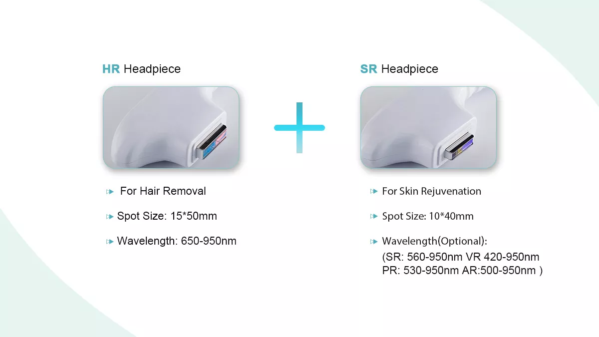 Портативная машина подмолаживания кожи удаления волос E-света IPL SHR