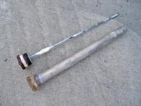 Alumínio / zinco / magnésio aquecedor de água barra de ânodo para tanques elétricos / solares ligas MgAlZn