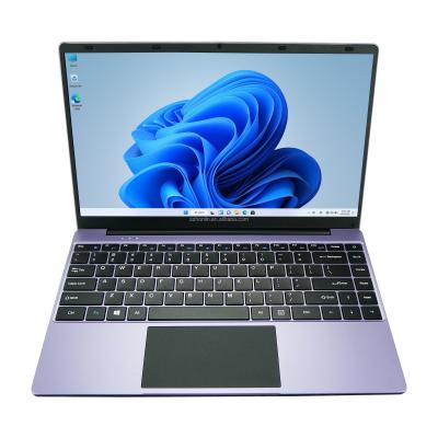 14.1 pouce ordinateur portable violet J4125 CPU 8 Go de RAM 256 Go de stockage Windows 10 pour les entreprises Mini port HDMI et connectivité facile